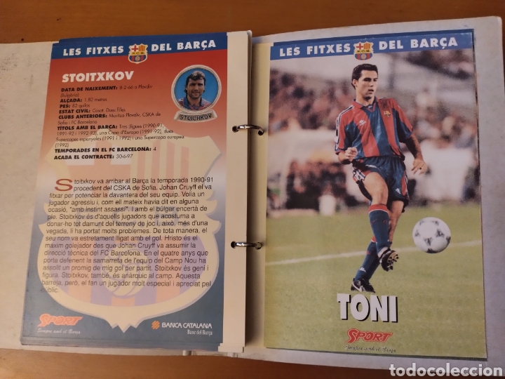 Coleccionismo deportivo: Sport Les Fitxes del Bar&ccedil;a 32 diferentes - Foto 32