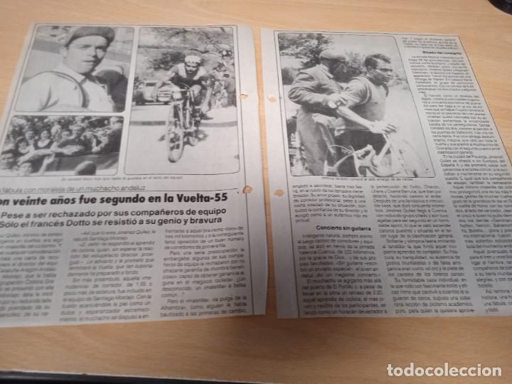 Coleccionismo deportivo: Ciclismo.Serial de Marca Haza&ntilde;as de Oro, del a&ntilde;o 1988. Antonio Jim&eacute;nez - Foto 2
