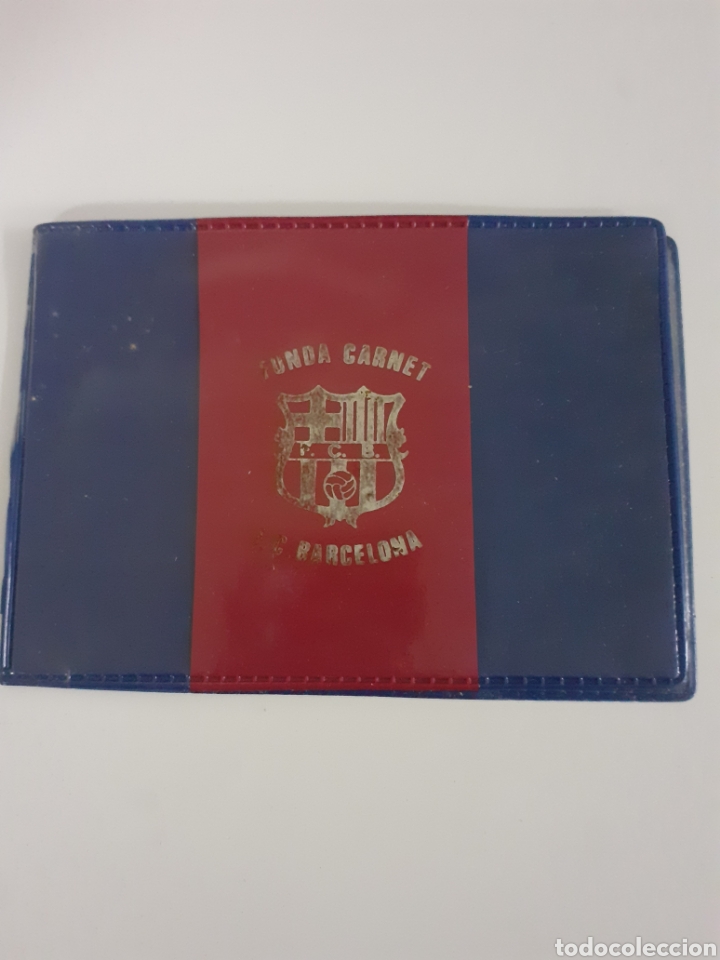 Coleccionismo deportivo: Funda carnet porta documentos fc Barcelona - Foto 1