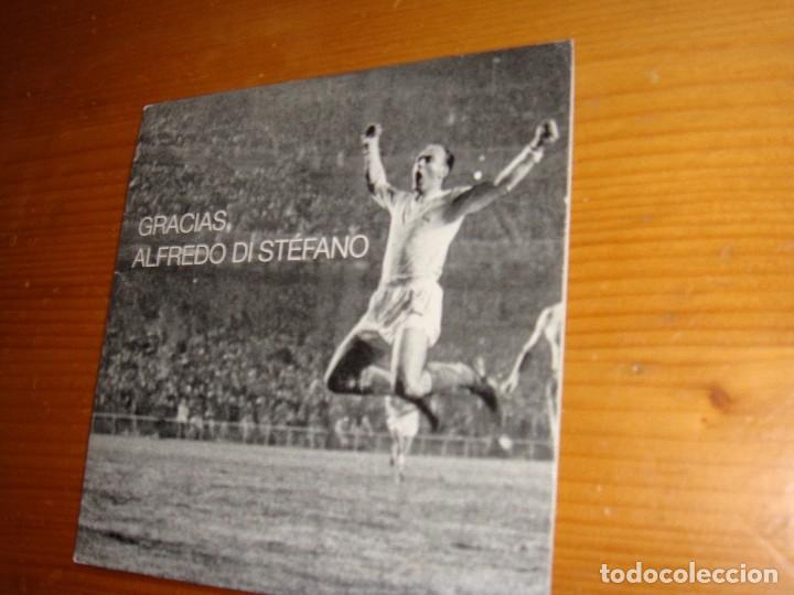 Coleccionismo deportivo: GRACIAS ALFREDO DISTEFANO - Foto 1
