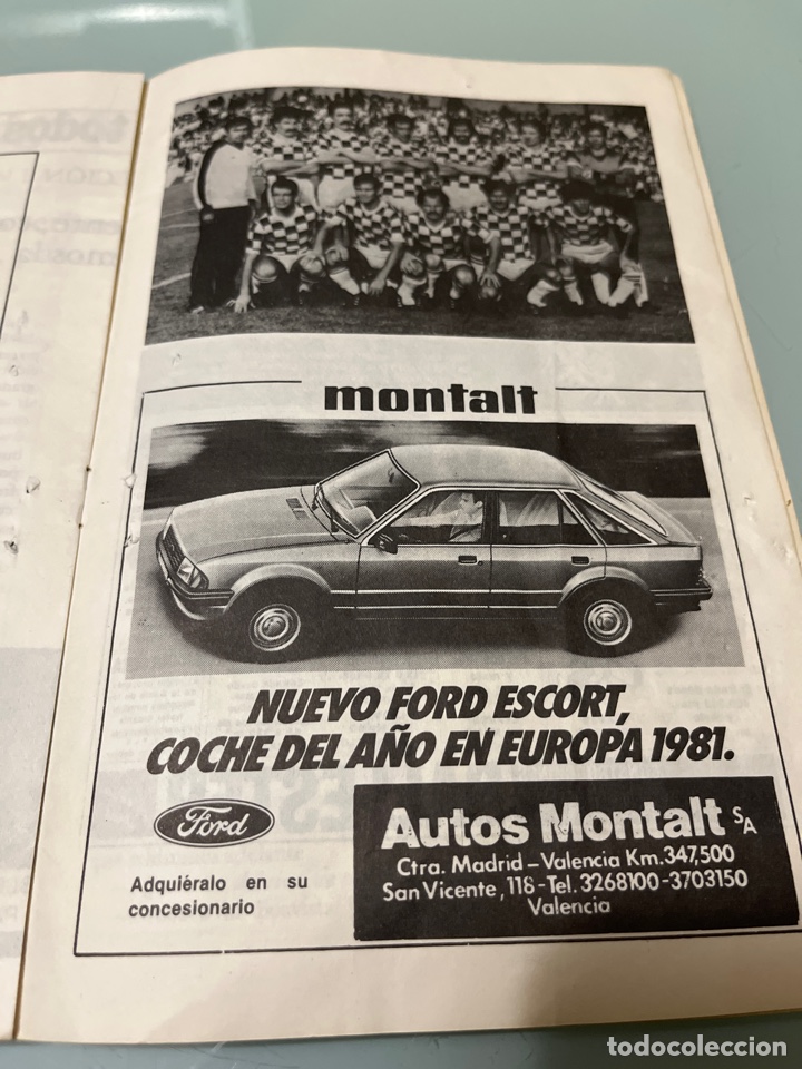 Coleccionismo deportivo: 1981 Valencia Boavista UEFA programa oficial - Foto 2
