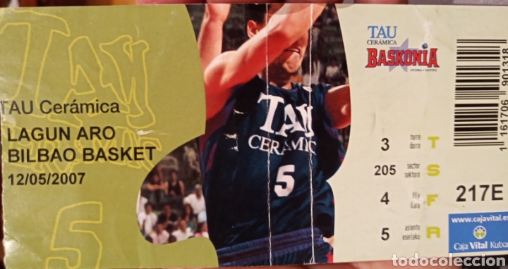 Coleccionismo deportivo: ENTRADA BASKONIA ACB BILBAO BASKET - Foto 1