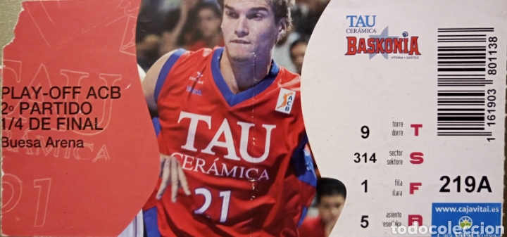 Coleccionismo deportivo: ENTRADA BASKONIA ACB - Foto 1