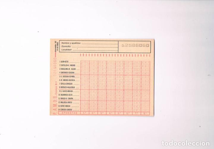 Coleccionismo deportivo: Boleto quiniela a&ntilde;o 1982 abril sin rellenar ** - Foto 1