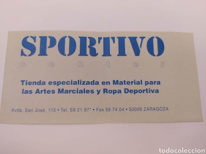 Coleccionismo deportivo: Entrada Karate Zaragoza - Foto 2