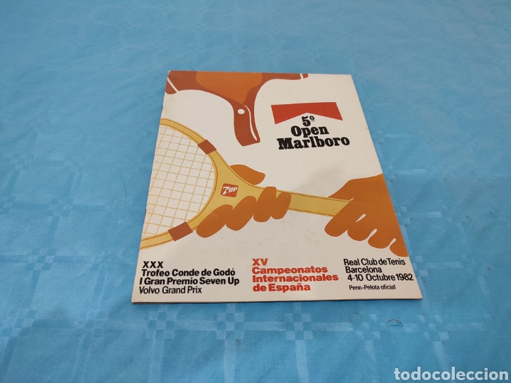 Coleccionismo deportivo: 1982. PROGRAMA TROFEO CONDE GODO TENIS. - Foto 1