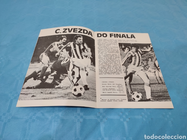 Coleccionismo deportivo: 1979. ESTRELLA ROJA BORUSSIA PROGRAMA FINAL COPA UEFA. - Foto 2