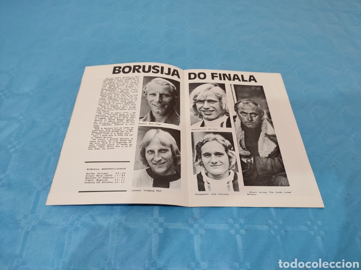 Coleccionismo deportivo: 1979. ESTRELLA ROJA BORUSSIA PROGRAMA FINAL COPA UEFA. - Foto 3