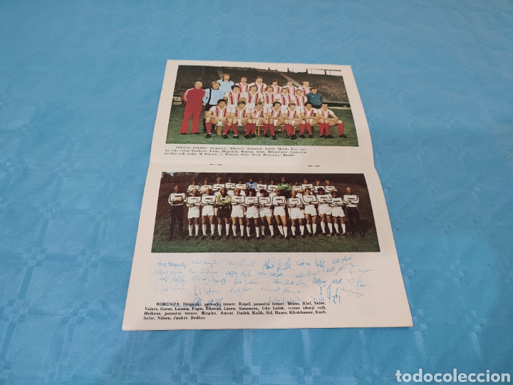 Coleccionismo deportivo: 1979. ESTRELLA ROJA BORUSSIA PROGRAMA FINAL COPA UEFA. - Foto 4