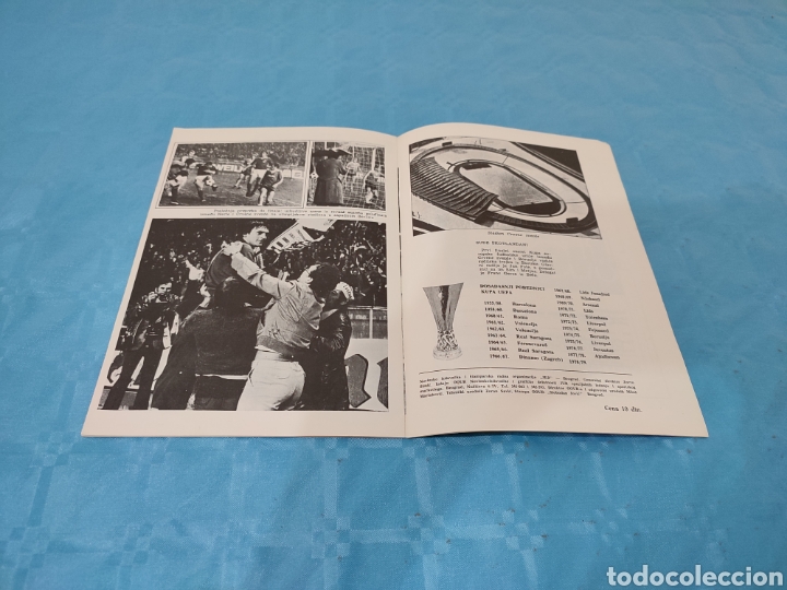 Coleccionismo deportivo: 1979. ESTRELLA ROJA BORUSSIA PROGRAMA FINAL COPA UEFA. - Foto 6