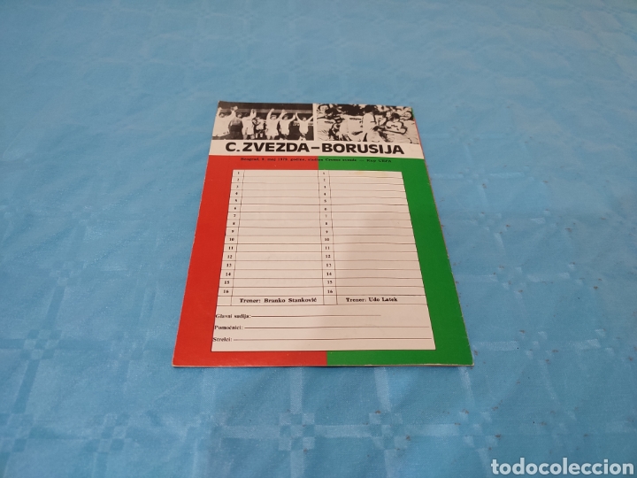 Coleccionismo deportivo: 1979. ESTRELLA ROJA BORUSSIA PROGRAMA FINAL COPA UEFA. - Foto 7