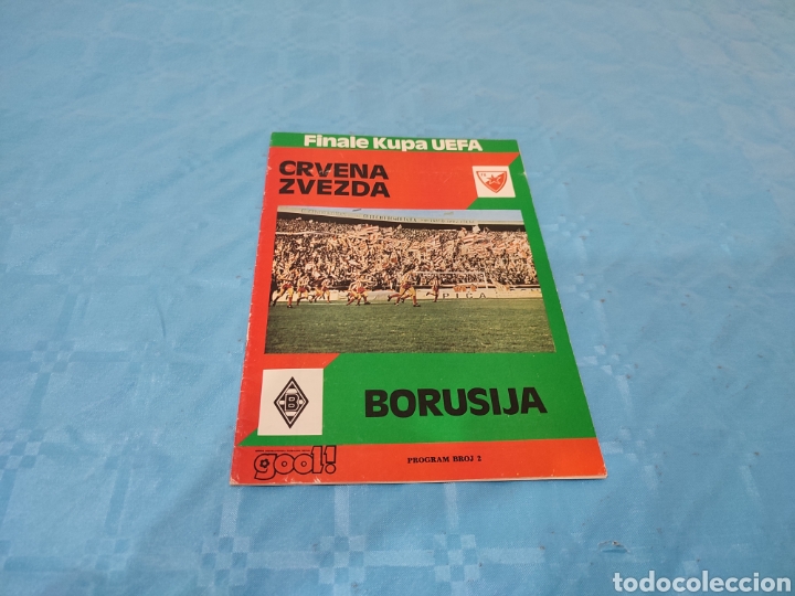 Coleccionismo deportivo: 1979. ESTRELLA ROJA BORUSSIA PROGRAMA FINAL COPA UEFA. - Foto 1