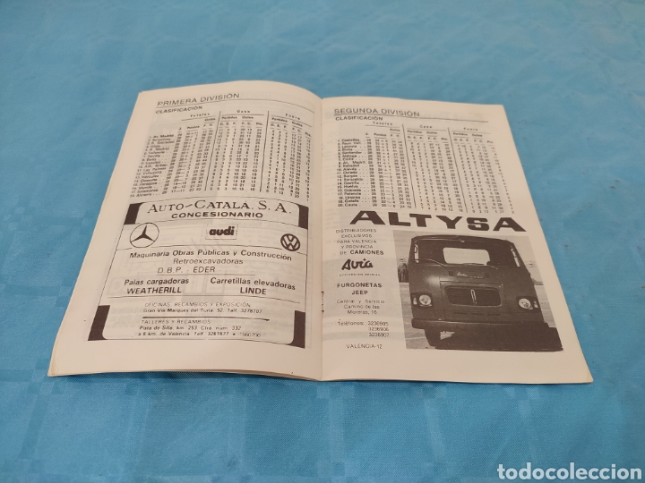 Coleccionismo deportivo: 1981. REAL MURCIA VALENCIA CF PROGRAMA OFICIAL - Foto 5