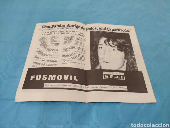 Coleccionismo deportivo: 1981. REAL MURCIA VALENCIA CF PROGRAMA OFICIAL - Foto 6