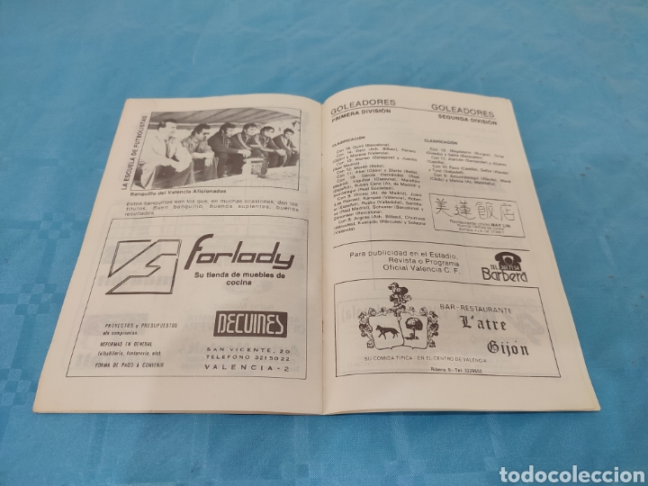 Coleccionismo deportivo: 1981. REAL MURCIA VALENCIA CF PROGRAMA OFICIAL - Foto 9