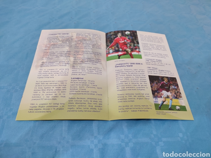 Coleccionismo deportivo: 2005. FBK KAUNAS LIVERPOOL PROGRAMA UEFA CHAMPIONS LEAGUE. - Foto 6