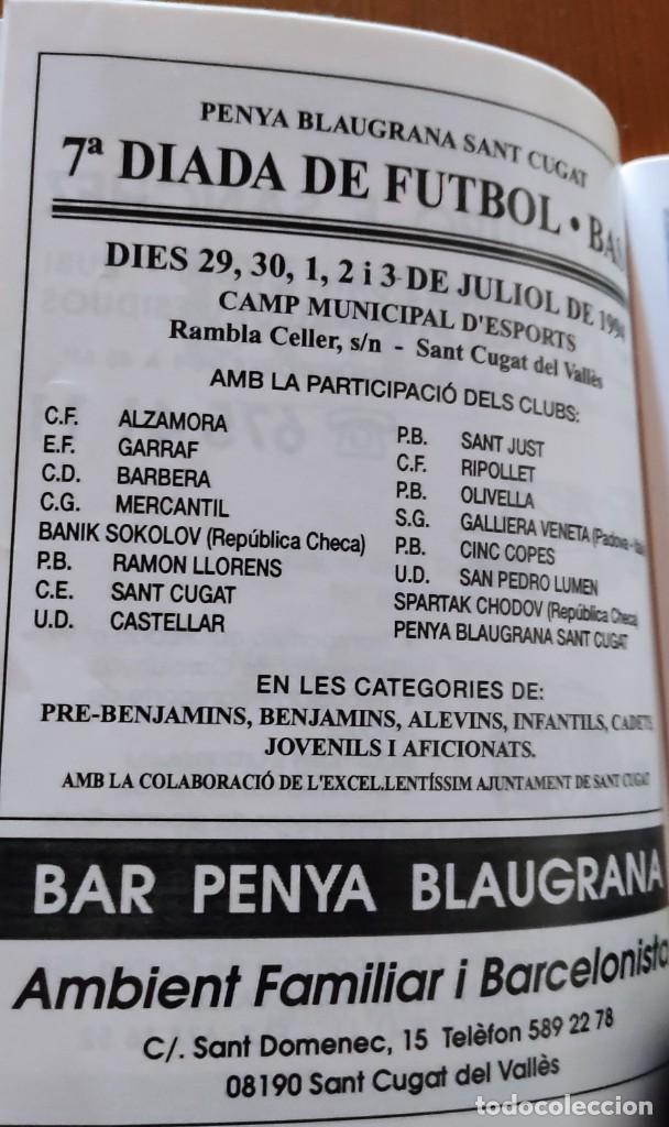 Coleccionismo deportivo: Penya Blaugrana Sant Cugat 1994 - Foto 2