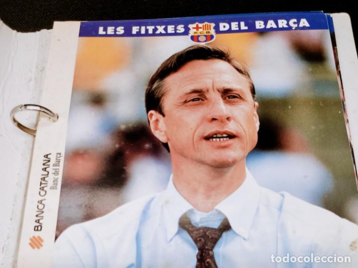 Coleccionismo deportivo: Fichas Jugadores Bar&ccedil;a relaci&oacute;n en contraportada - Foto 4