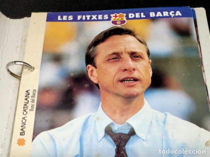 Coleccionismo deportivo: Fichas Jugadores Bar&ccedil;a relaci&oacute;n en contraportada - Foto 5