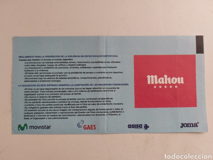 Coleccionismo deportivo: ENTRADA TICKET ESTUDIANTES FUENLABRADA 2016 2017 JORNADA 4 - Foto 2