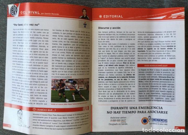 Coleccionismo deportivo: River Plate. Programa oficial. River vs Newells - Foto 3