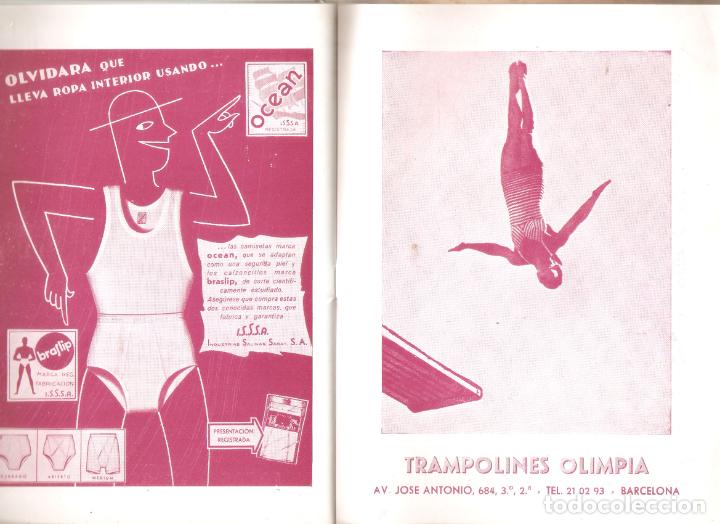 Coleccionismo deportivo: Galas de esqui. Programa 1954 - 55. 16 x 21 cms. 24 hojas. Vell i Bell. - Foto 5