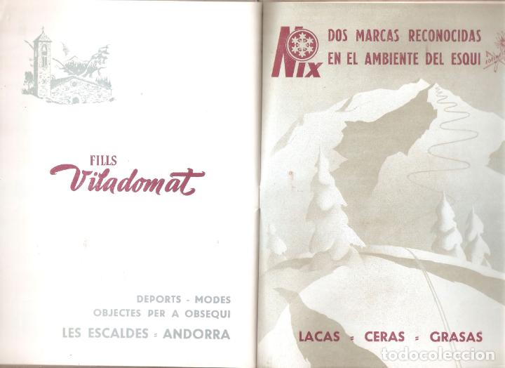 Coleccionismo deportivo: Galas de esqui. Programa 1954 - 55. 16 x 21 cms. 24 hojas. Vell i Bell. - Foto 7