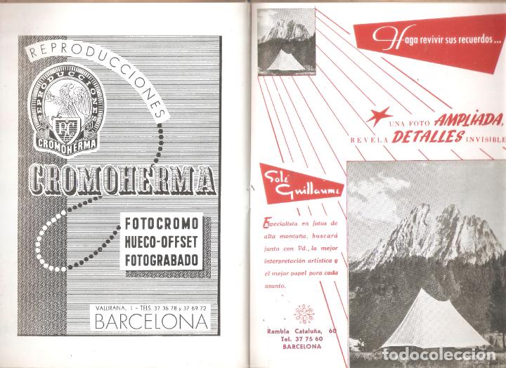 Coleccionismo deportivo: Galas de esqui. Programa 1954 - 55. 16 x 21 cms. 24 hojas. Vell i Bell. - Foto 8