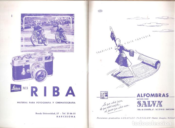 Coleccionismo deportivo: Galas de esqui. Programa 1954 - 55. 16 x 21 cms. 24 hojas. Vell i Bell. - Foto 10