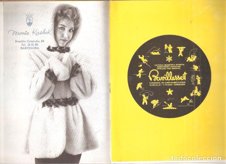 Coleccionismo deportivo: Galas de esqui. Programa 1954 - 55. 16 x 21 cms. 24 hojas. Vell i Bell. - Foto 12