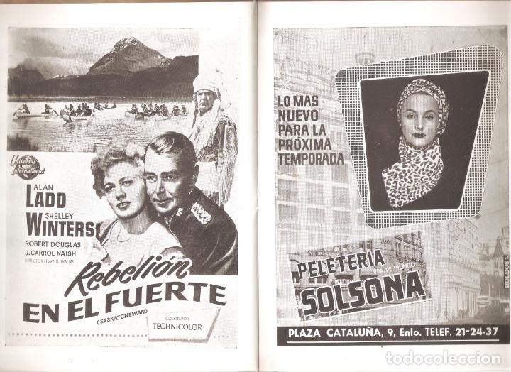 Coleccionismo deportivo: Galas de esqui. Programa 1954 - 55. 16 x 21 cms. 24 hojas. Vell i Bell. - Foto 14