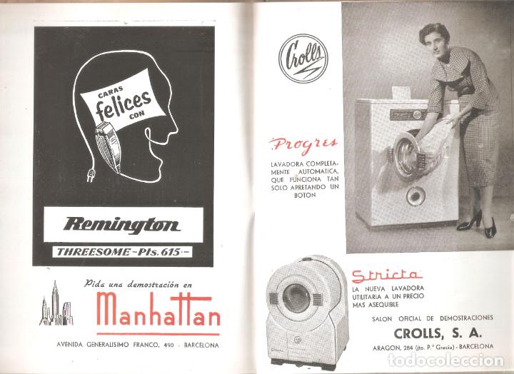 Coleccionismo deportivo: Galas de esqui. Programa 1954 - 55. 16 x 21 cms. 24 hojas. Vell i Bell. - Foto 15