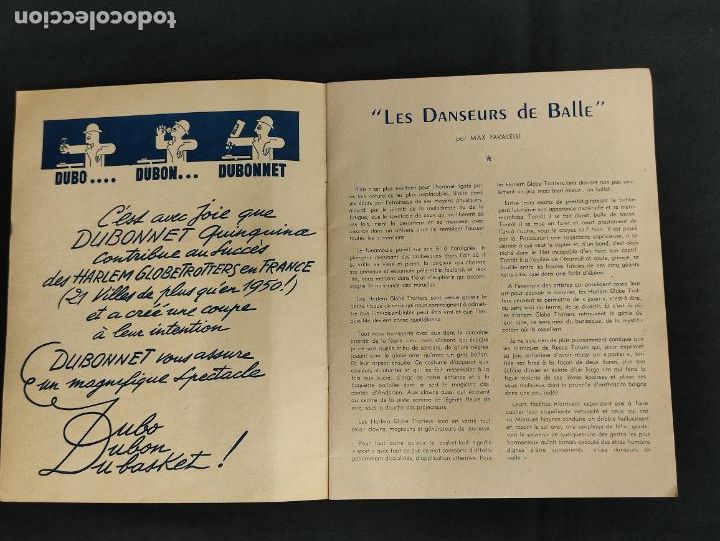 Coleccionismo deportivo: PROGRAMA HARLEM GLOBETROTTERS - TOURNEE EUROPEENNE 1951 - EN FRANCES - - Foto 2