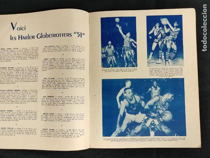 Coleccionismo deportivo: PROGRAMA HARLEM GLOBETROTTERS - TOURNEE EUROPEENNE 1951 - EN FRANCES - - Foto 4