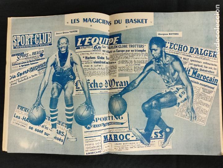Coleccionismo deportivo: PROGRAMA HARLEM GLOBETROTTERS - TOURNEE EUROPEENNE 1951 - EN FRANCES - - Foto 5
