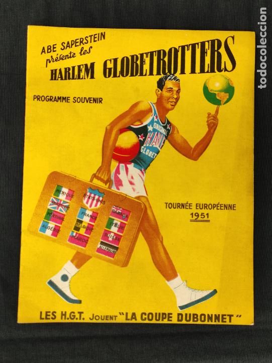 Coleccionismo deportivo: PROGRAMA HARLEM GLOBETROTTERS - TOURNEE EUROPEENNE 1951 - EN FRANCES - - Foto 1