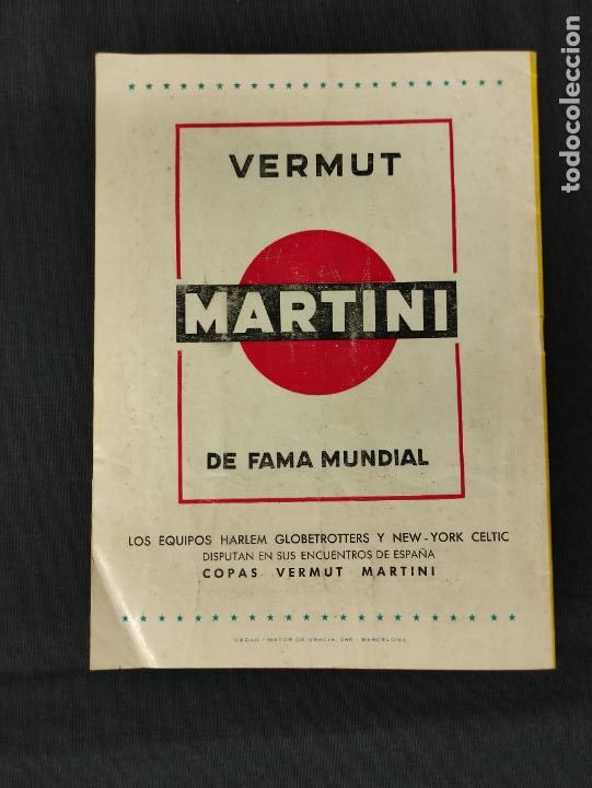 Coleccionismo deportivo: PROGRAMA HARLEM GLOBETROTTERS - COPA MARTINI & ROSSI - - Foto 8
