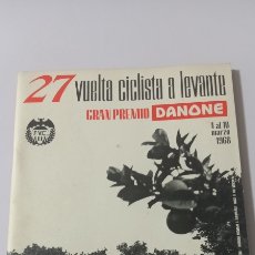 Coleccionismo deportivo: PROGRAMA VUELTA CICLISTA A LEVANTE AÑO 1968. Lote 364883306