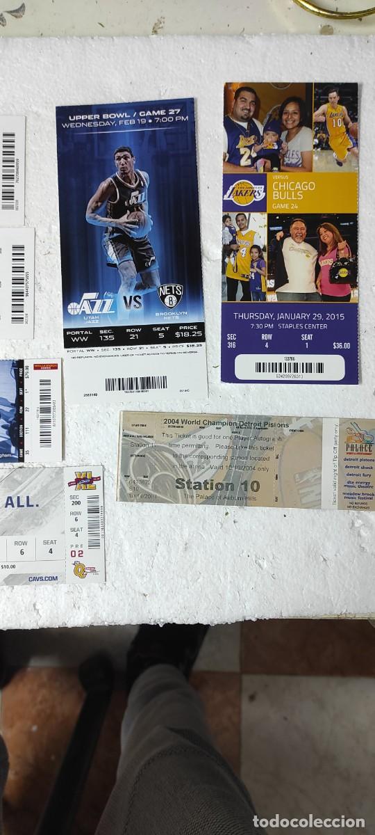 Coleccionismo deportivo: lote de 14 entradas de nba originales sin tickar - Foto 2