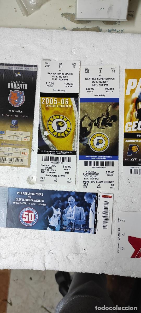 Coleccionismo deportivo: lote de 14 entradas de nba originales sin tickar - Foto 4