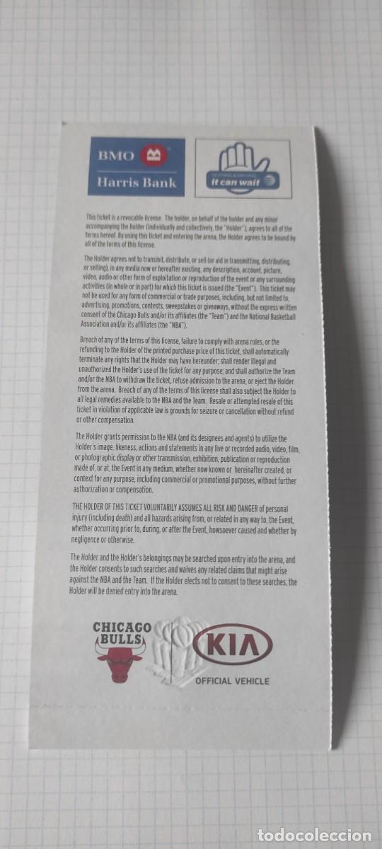 Coleccionismo deportivo: entrada nba nueva original sin tickar eeuu - Foto 2