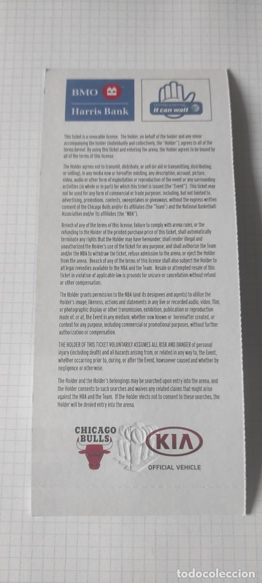 Coleccionismo deportivo: entrada nba nueva original sin tickar eeuu - Foto 2