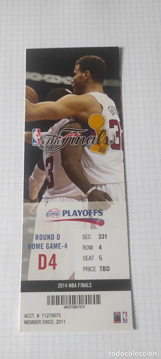 Coleccionismo deportivo: entrada nba nueva original sin tickar eeuu - Foto 1
