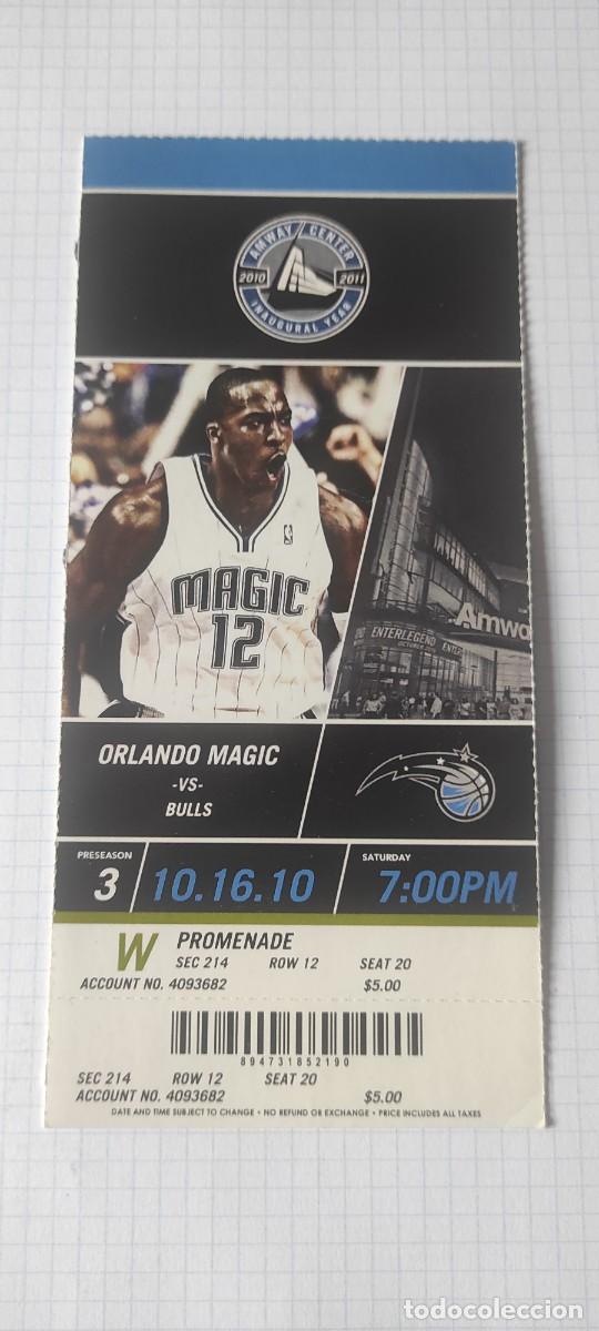 Coleccionismo deportivo: entrada nba nueva original sin tickar eeuu - Foto 1