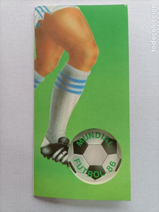 Coleccionismo deportivo: MUNDIAL DE MEXICO 86 CALENDARIO DE LOS PARTIDOSPHILIPS - Foto 1