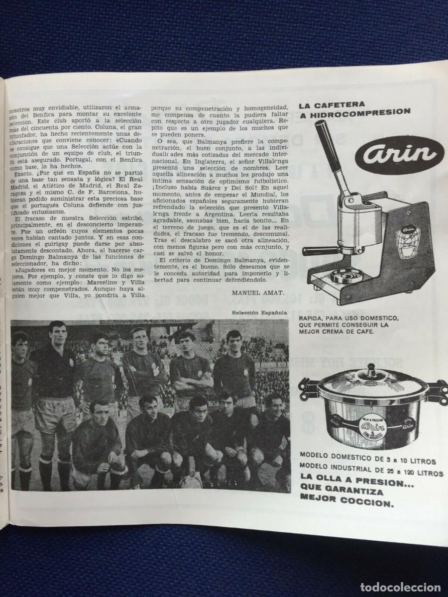 Coleccionismo deportivo: PROGRAMA OFICIAL BARCELONA REAL ZARAGOZA FINAL COPA FERIAS UEFA 1966 NOU CAMP - Foto 5
