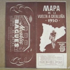 Coleccionismo deportivo: CICLISMO-MAPA DE LA VUELTA A CATALUÑA 1950-CATALUNYA CICLISME-VER FOTOS-(K-8711). Lote 388699624