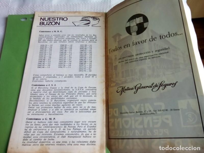 Coleccionismo deportivo: F.C. BARCELONA PROGRAMA OFICIAL MARZO 1975 -75 ANIVERSARIO- - Foto 6