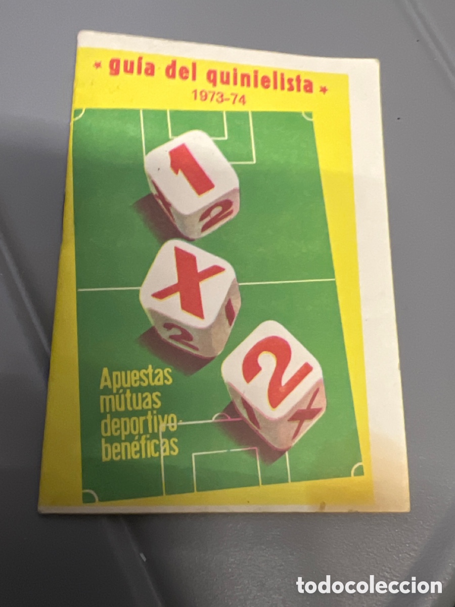 Coleccionismo deportivo: T1/E4/106. GUIA DEL QUINIELISTA 1973/74 - Foto 1