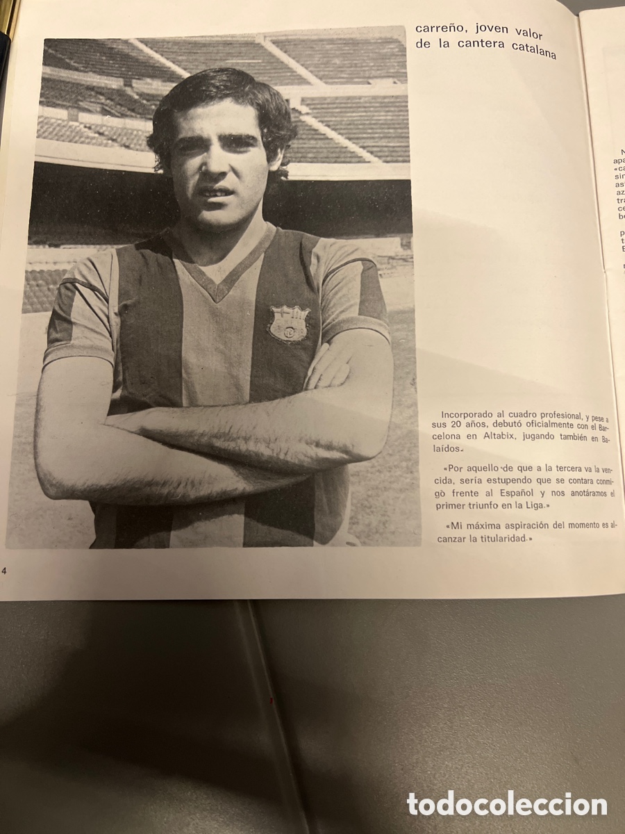 Coleccionismo deportivo: T1/E4/138. PROGRAMA OFICIAL CF BARCELONA 1973 - Foto 3
